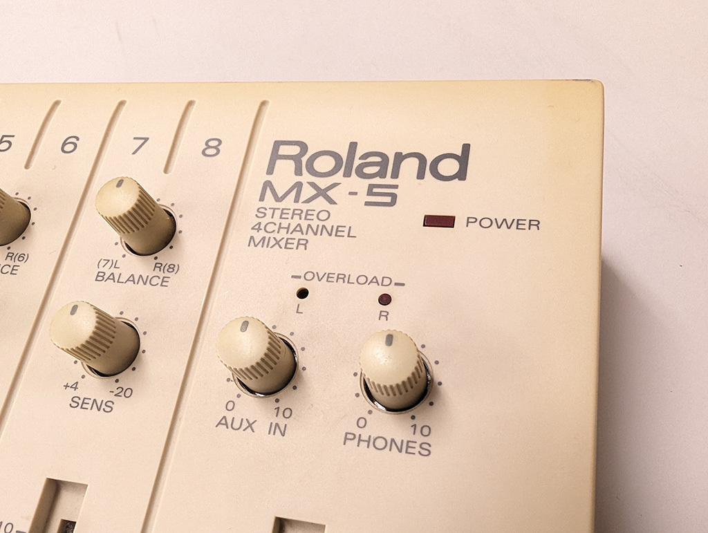 #Roland MX-5 stereo mixer #