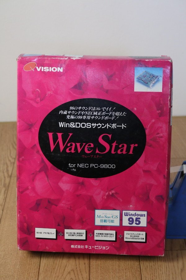 【QVISION PC-9800】wavestarサウンドボード 未チェック!! 管Z8083の画像1