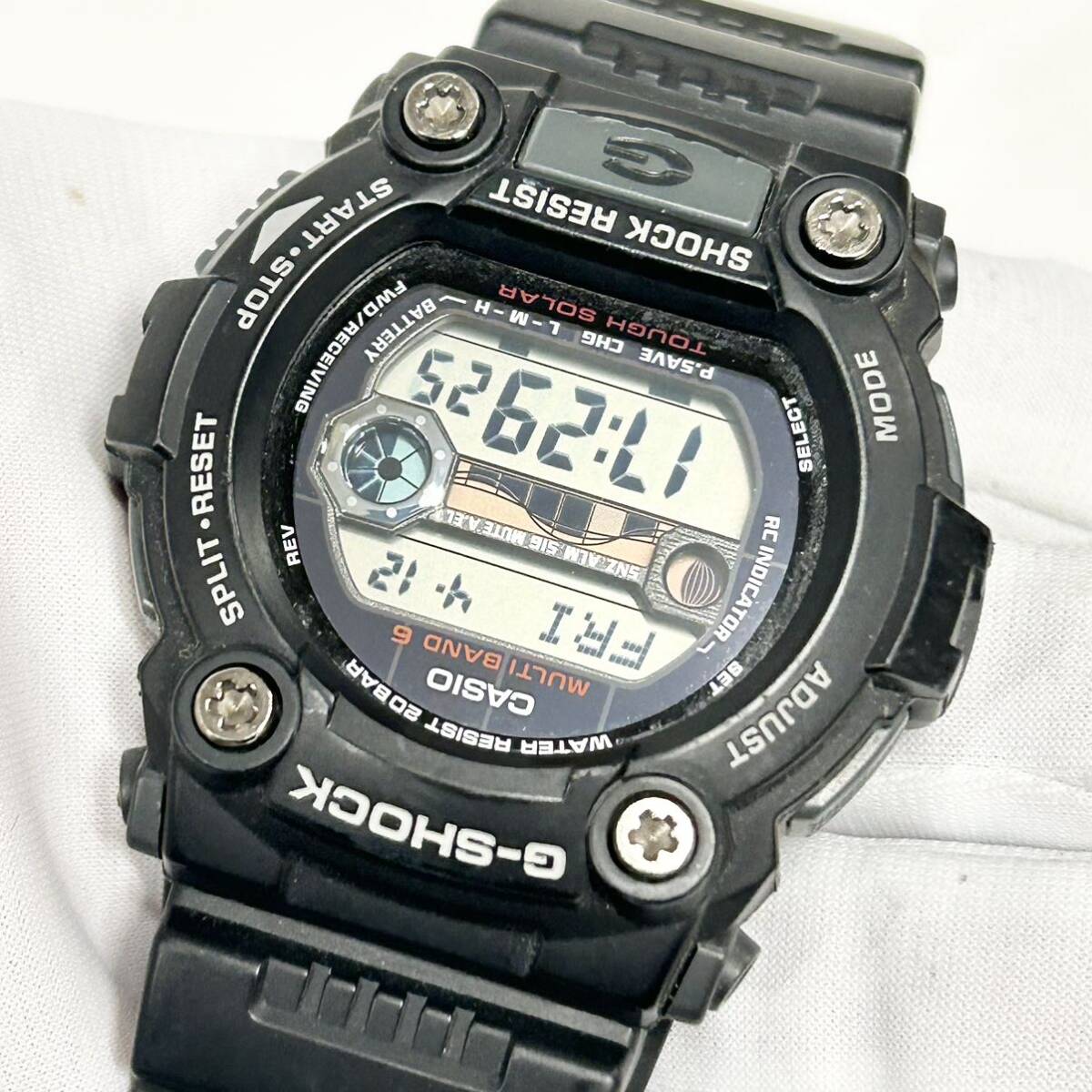 【1円スタート！！】カシオ　GW-7900-1JF ジーショック 電波ソーラー ブラック デジタル 腕時計 タフソーラー CASIO G-SHOCK _画像5