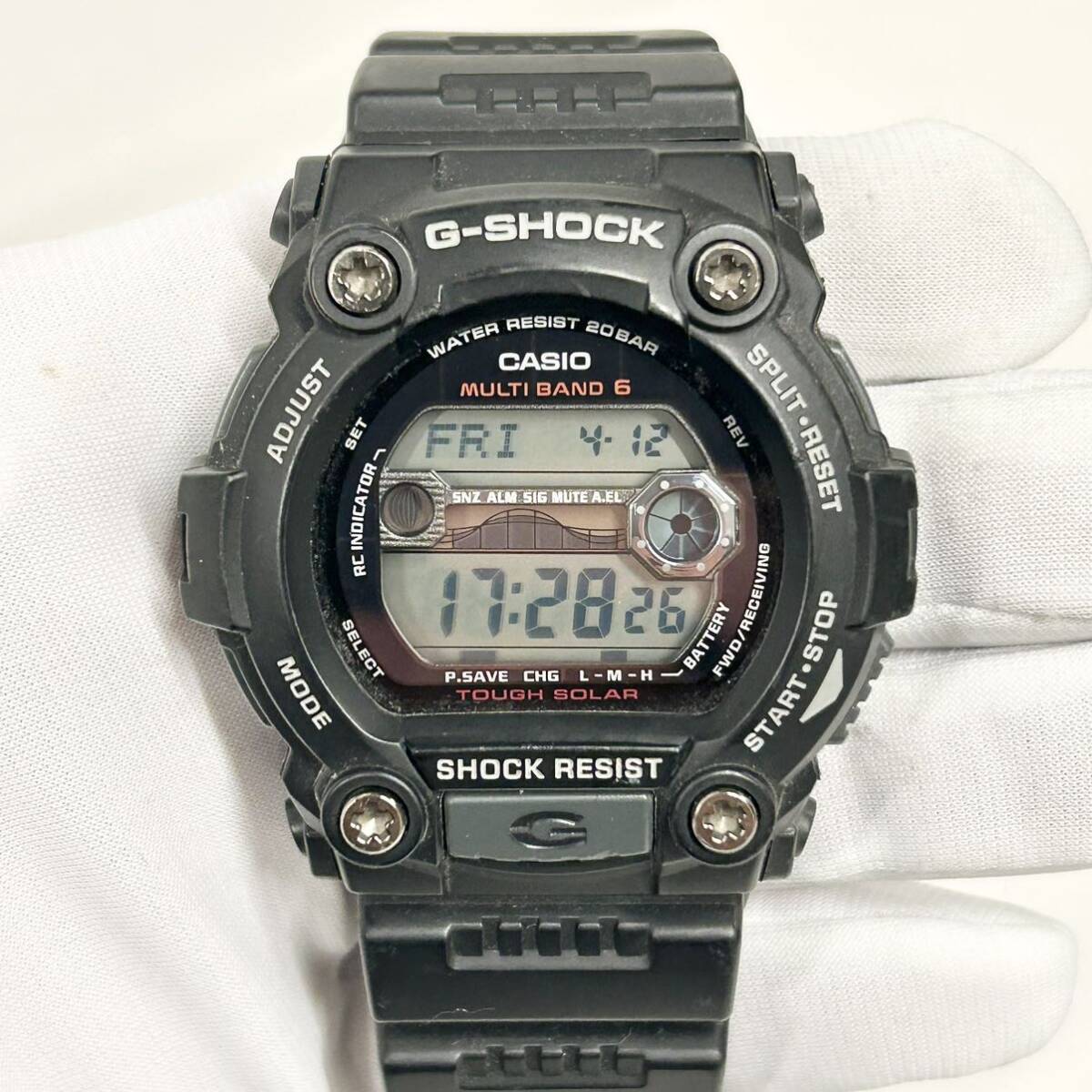 【1円スタート！！】カシオ　GW-7900-1JF ジーショック 電波ソーラー ブラック デジタル 腕時計 タフソーラー CASIO G-SHOCK _画像1