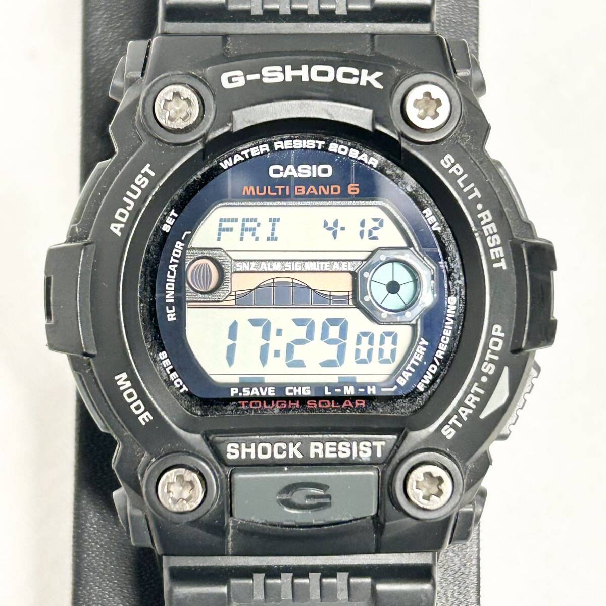 【1円スタート！！】カシオ　GW-7900-1JF ジーショック 電波ソーラー ブラック デジタル 腕時計 タフソーラー CASIO G-SHOCK _画像4