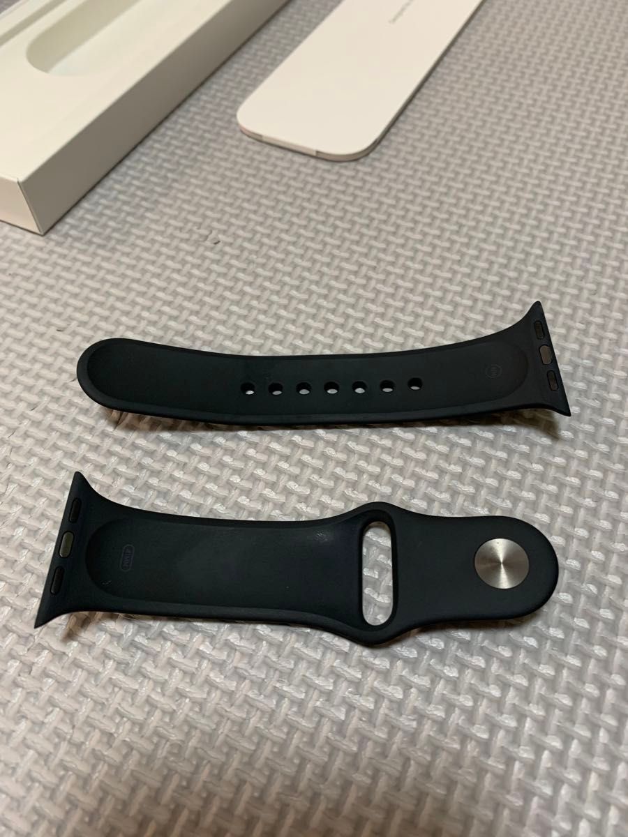 AppleWatchSE2 GPSモデル 40mm ミッドナイトアルミニウムケース ミッドナイトスポーツバンド レギュラー