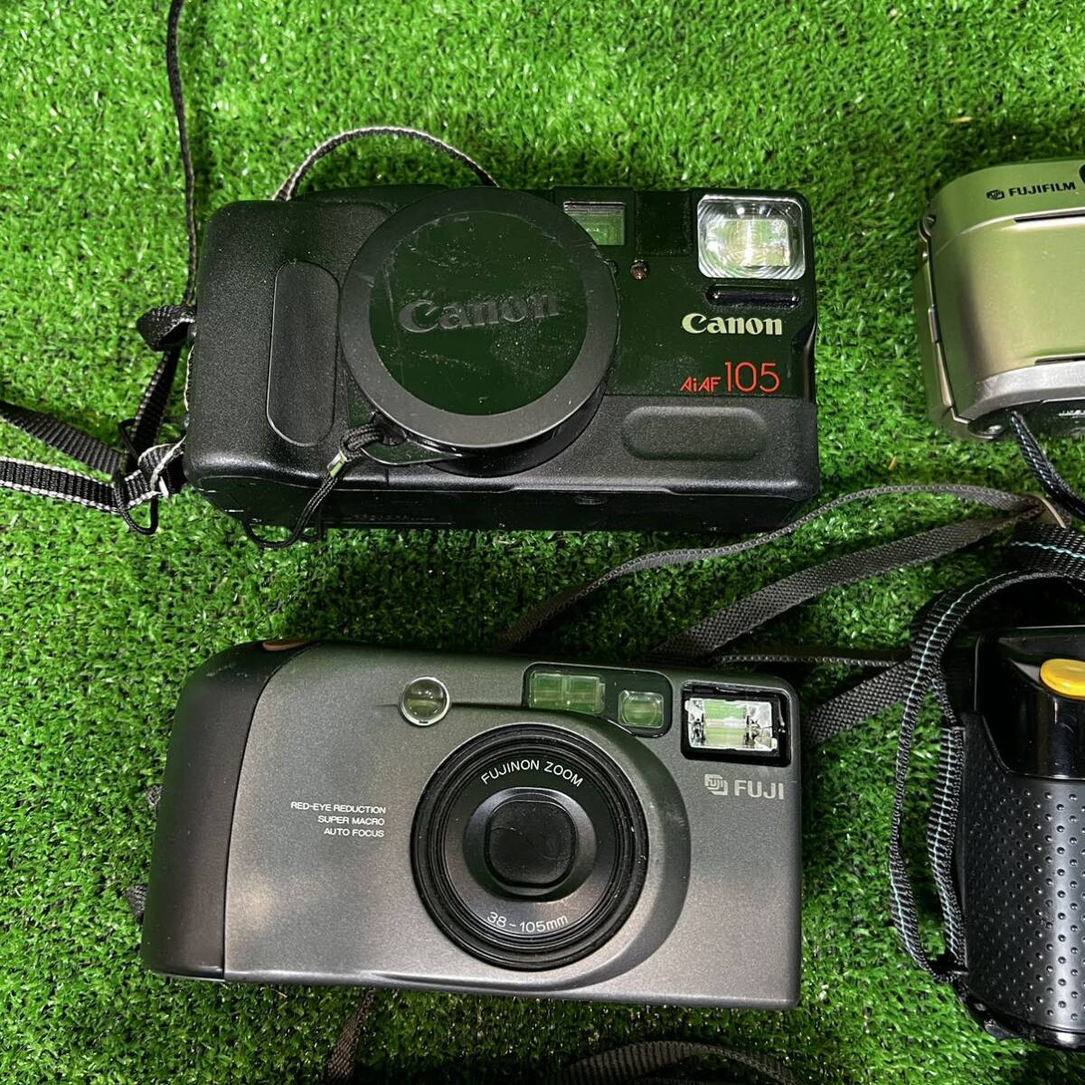 8 コンパクトカメラ フィルムカメラ まとめて Canon OLYMPUS FUJI MINOLTA Konica RICOH Nikon 色々 レトロ の画像2