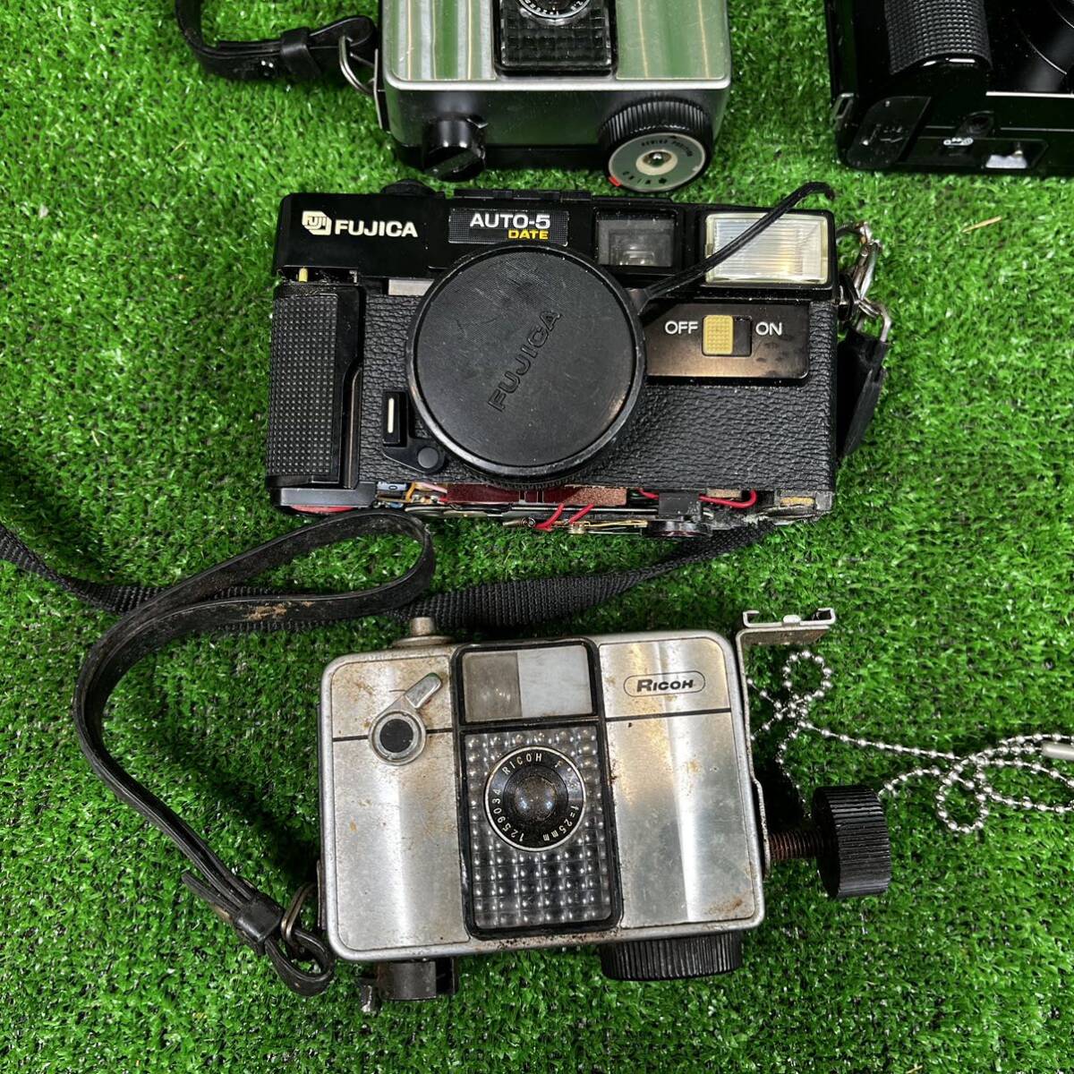 38 film camera together Junk OLYMPUS KONICA MINOLTA Nikon Canon