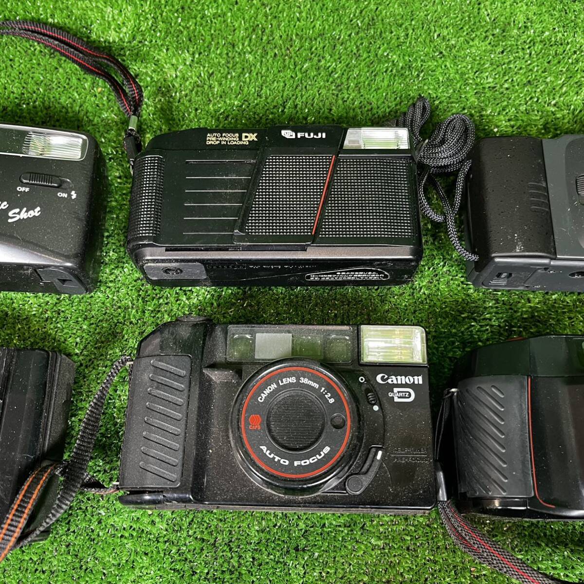 14 compact camera film camera together Canon OLYMPUS FUJI MINOLTA FUJIFILM various retro 