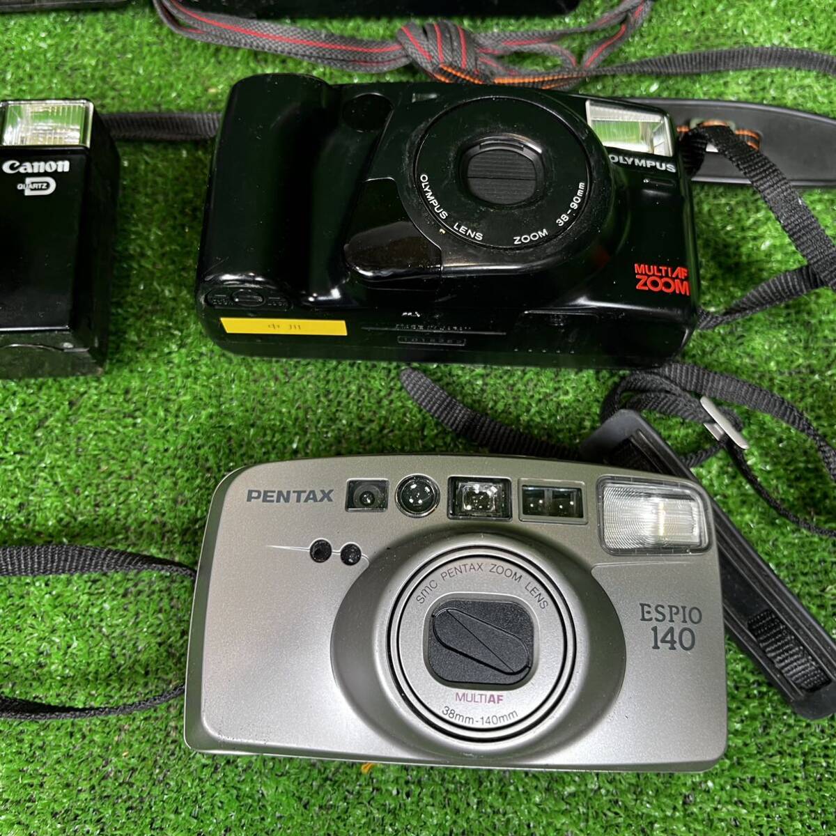 14 compact camera film camera together Canon OLYMPUS FUJI MINOLTA FUJIFILM various retro 