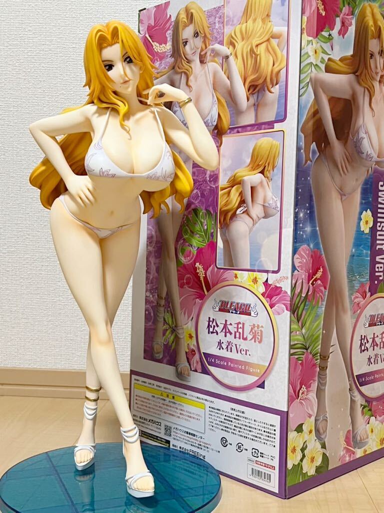 B-style BLEACH 松本乱菊 フィギュア 水着Ver. 1/4 FREEing フリーイング 中古開封品_画像1