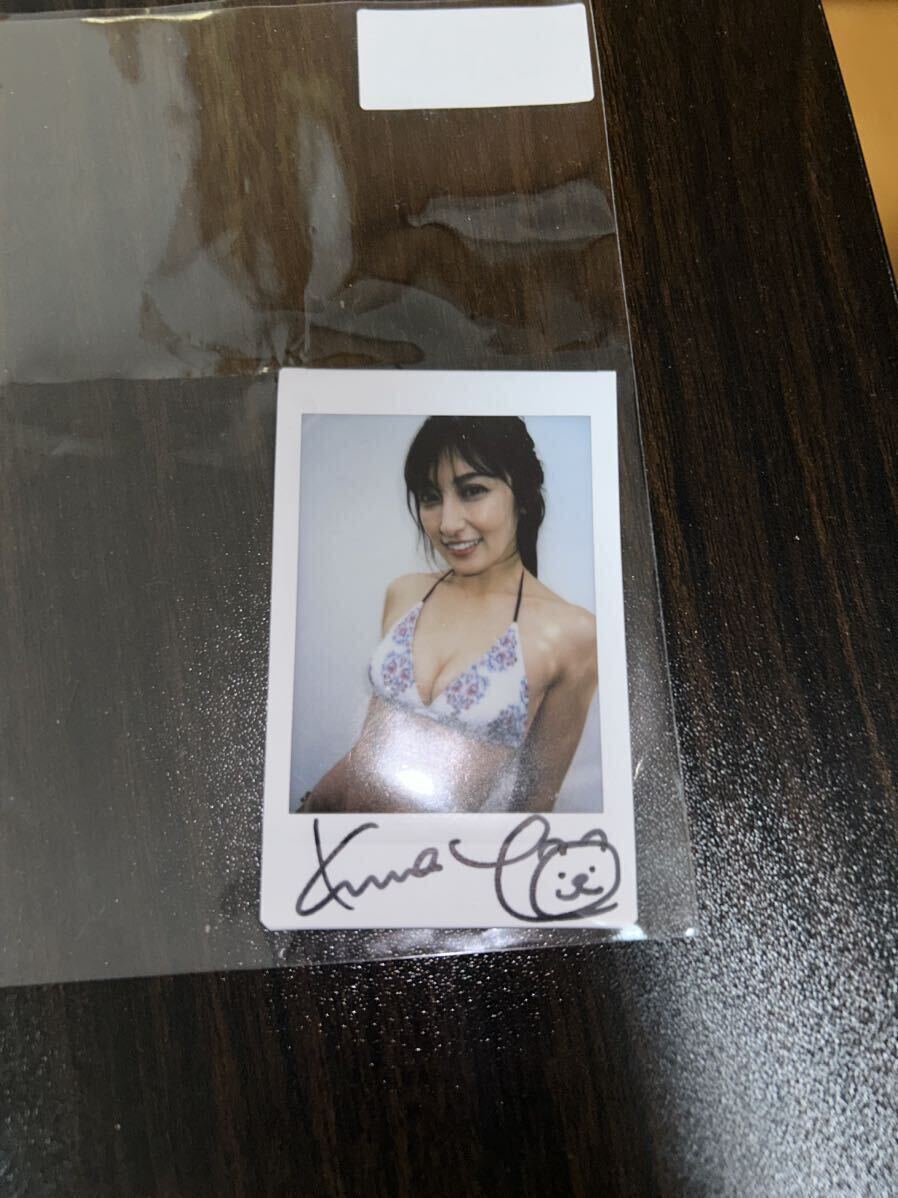  Kumada Youko autographed Cheki 002