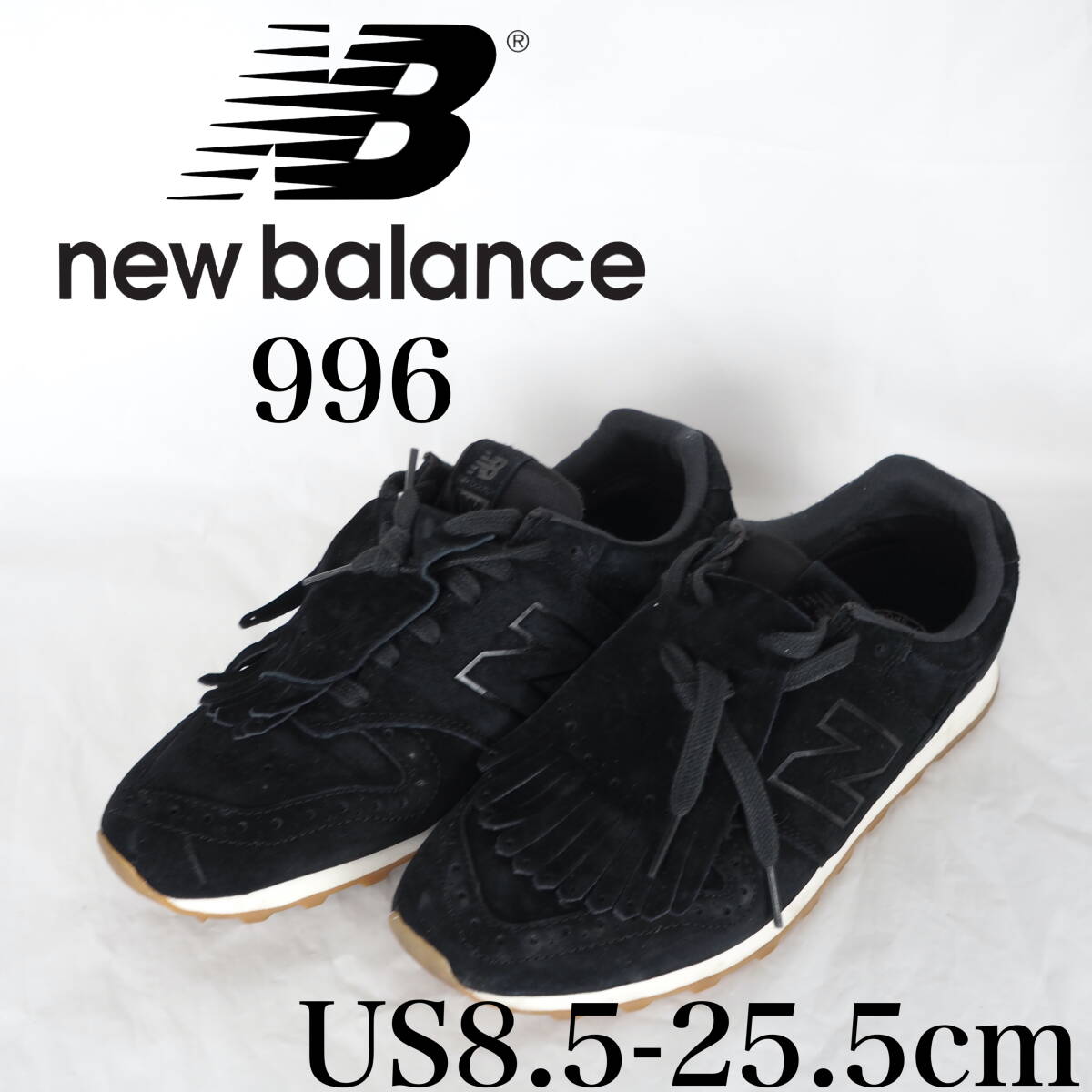 MK6071*New Balance996*ニューバランス*レディーススニーカー*US8.5-25.5cm*黒_画像1