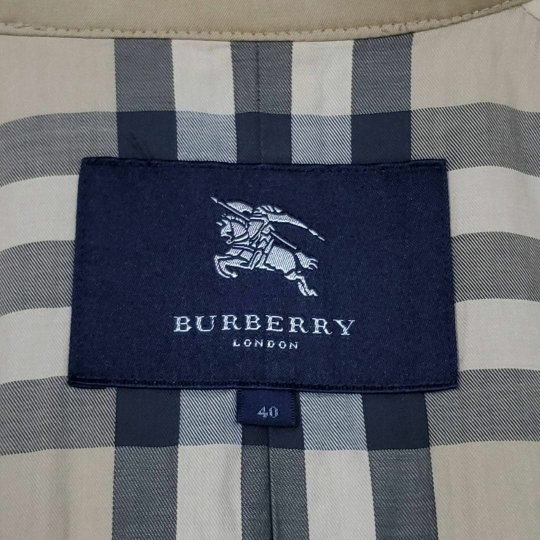 美品 L バーバリー トレンチコート ベージュ 大判 ノバチェック 日本製 BURBERRY 大きいサイズ 40 メガチェック ノヴァチェック スプリング_画像7