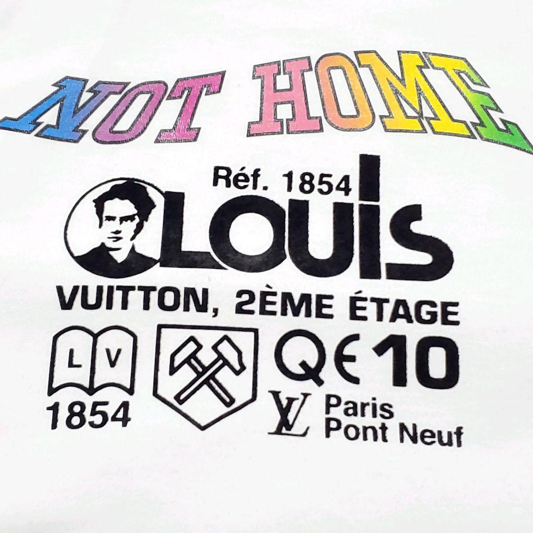 極美品 XL ルイヴィトン 19ss カンザスウィンド Tシャツ 白 イタリア製 LOUIS VUITTON ロゴ プリント 半袖 トップス コットン100 綿_画像6