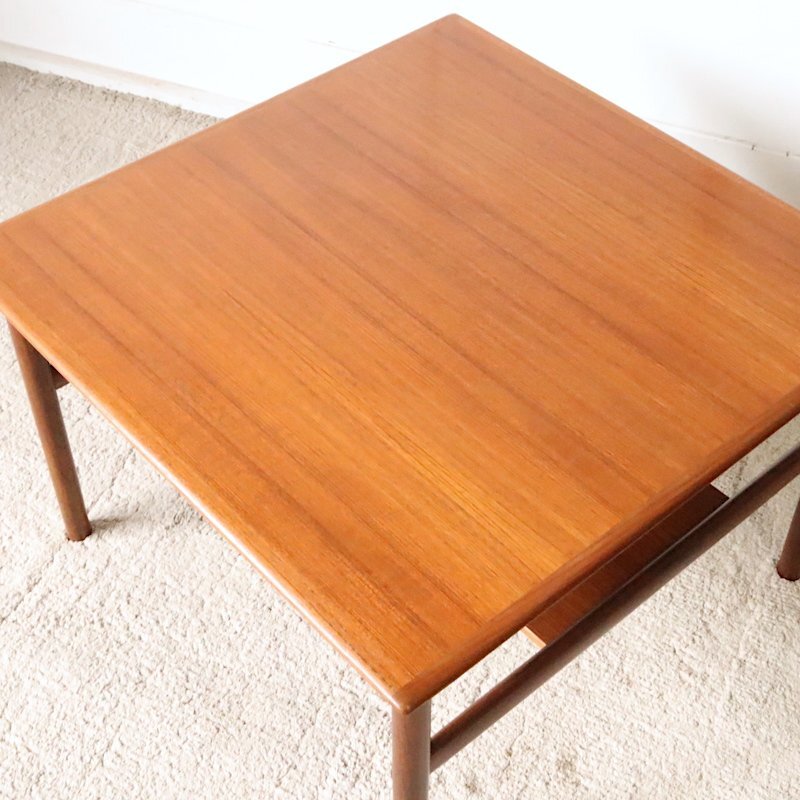 【1960's ノルウェー製】ミッドセンチュリーモダン コーヒーテーブル/再塗装済/美品/センターテーブル/サイドテーブル/北欧ヴィンテージの画像5