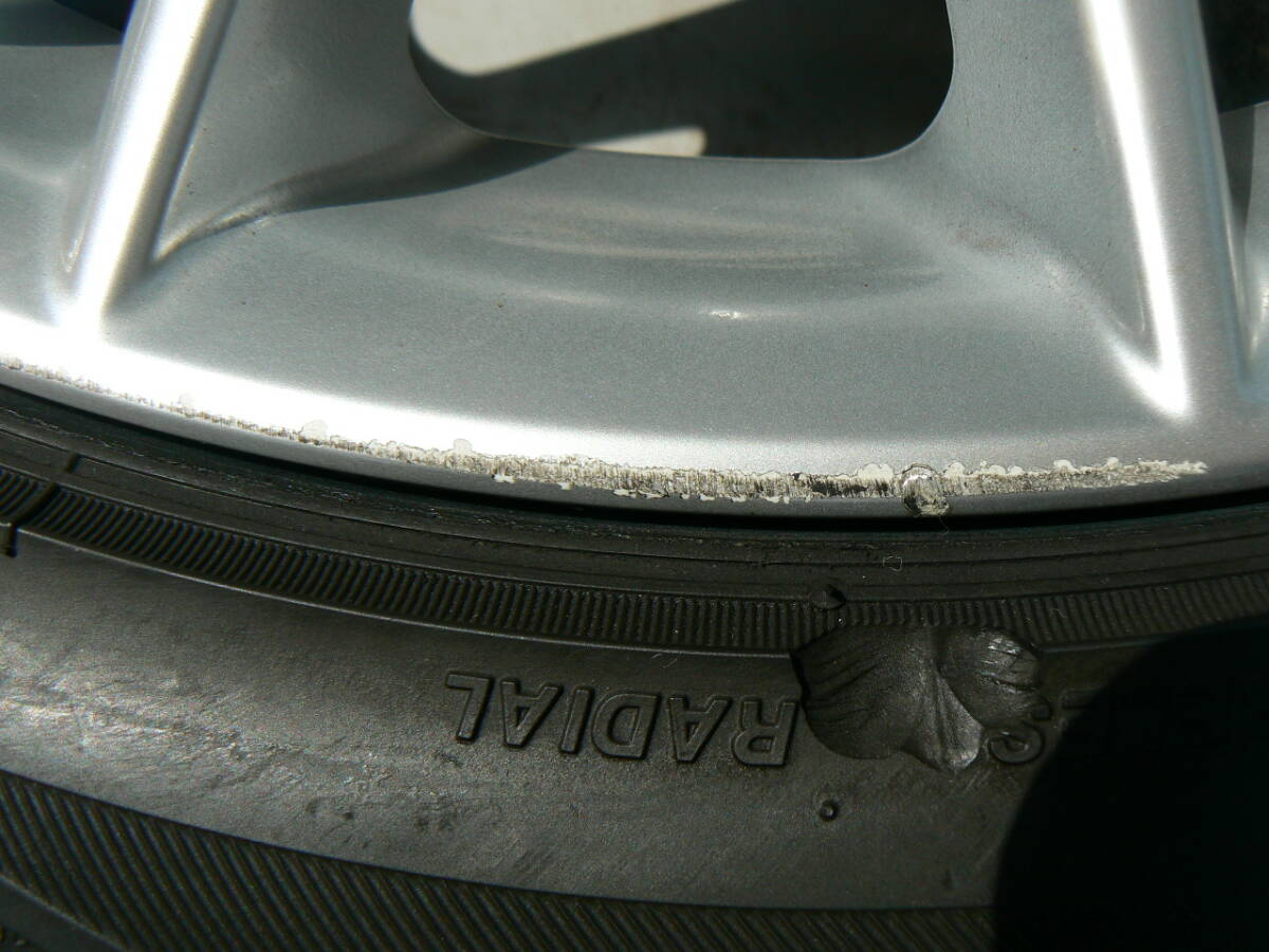 レクサス ＬＥＸＵＳ 純正のタイヤ・ホイール4本 235/45R 18インチ インセット45 PCD114.3 5穴 中古の画像6