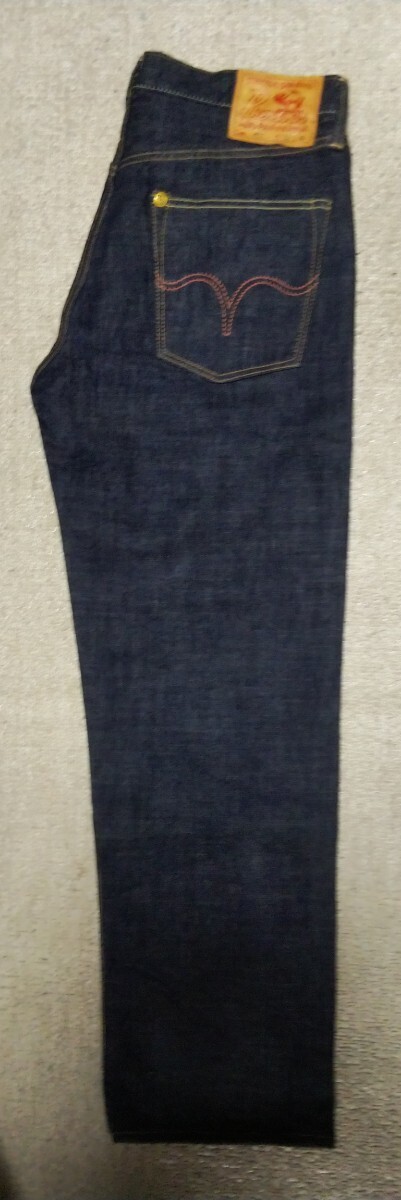 ◎ほぼ未使用◎濃紺濃色◎Phellowe'sフェローズストーミーブルー Lot.451レギュラーストレートデニム大戦モデル W32 (86cm)日本製 裾上げ済_画像9