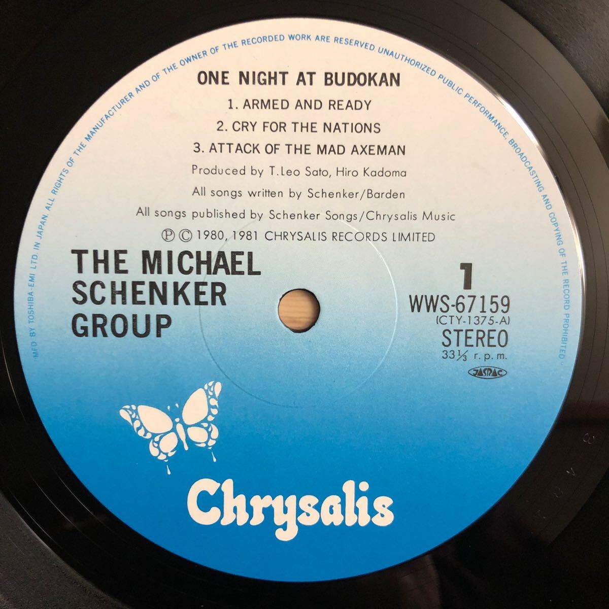 LP 美品 THE MICHAEL SCHENKER GROUP ザ・マイケル・シェンカー・グループ/MSG ONE NIGHT AT BUDOKAN 飛翔伝説[帯:解説付き:2LP]の画像5