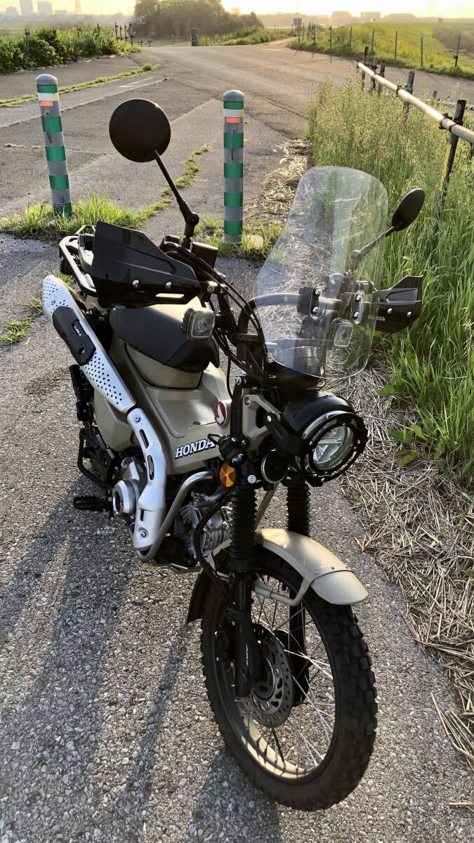 引取りのみ CT125 ハンターカブ JA55 マットフレスコブラウン、9786km、サービスマニュアル、自賠責付き令和8年7月17日午前12時の画像2