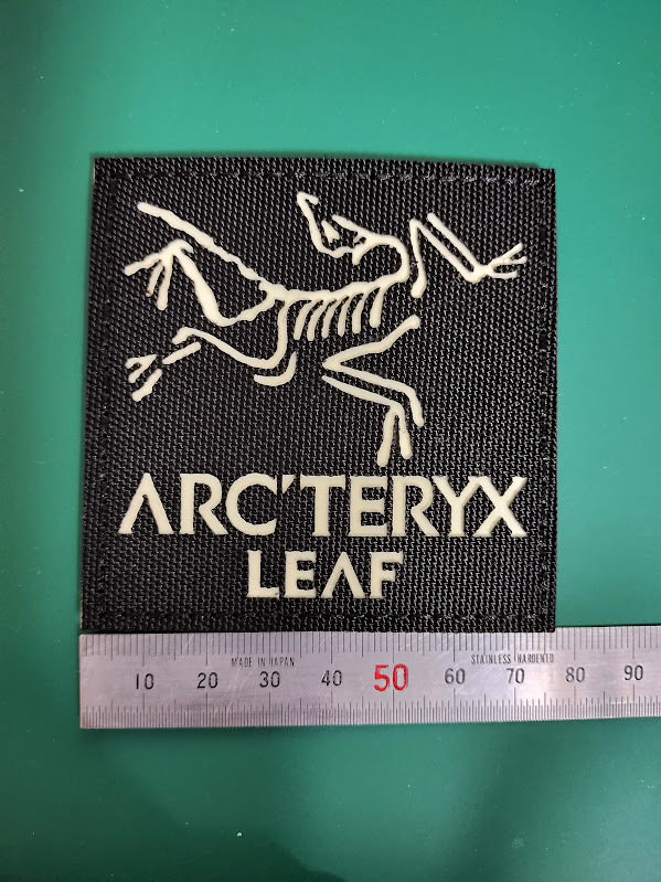 Arc’teryx leaf アークテリクス リーフ 蛍光 ベルクロ パッチの画像2