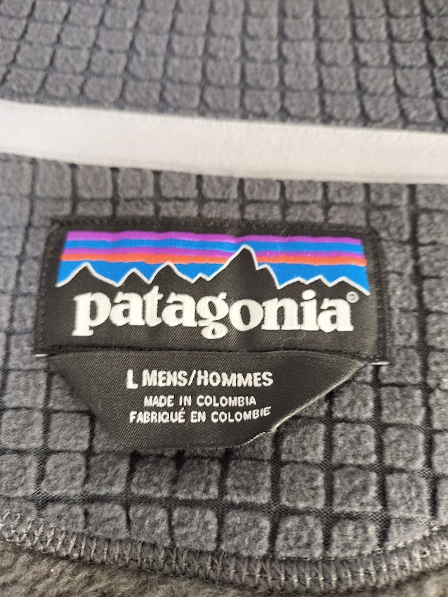 patagonia パタゴニア R2 JACKET MEN L グレー フリース 米国内購入品_画像4