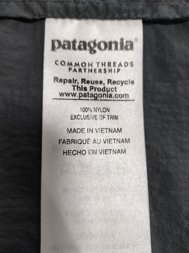 パタゴニア Patagonia メンズ フーディニ ジャケット Lサイズ 米国購入品の画像8