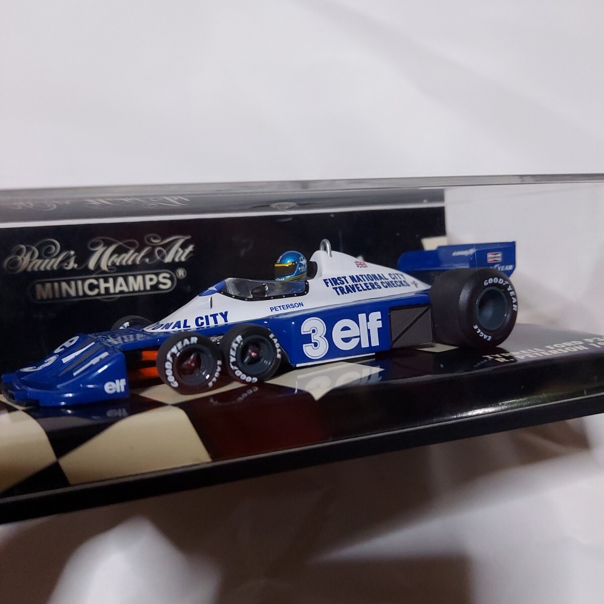 ミニチャンプス1/43 TYRRELL FORD P34 1977 elf #3の画像1