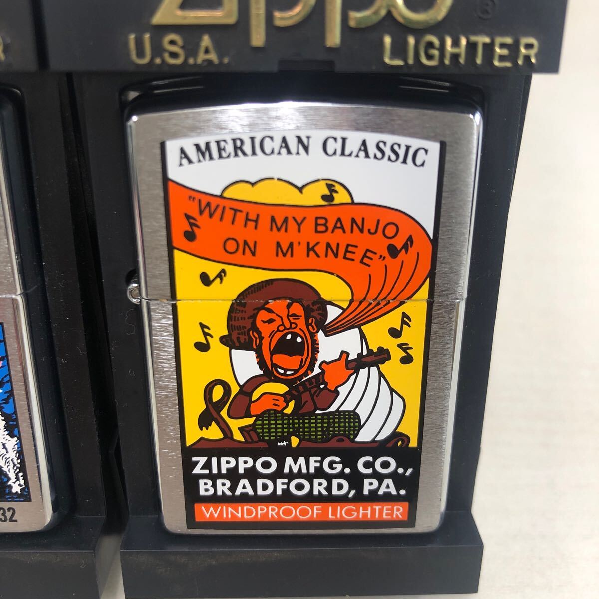 【新品未使用】ZIPPO ジッポ オイルライター ヴィンテージ　レア　希少　made in USA ウィンドプルーフ　XIV 1998年　XV 1999年　WINDPROOF_画像3