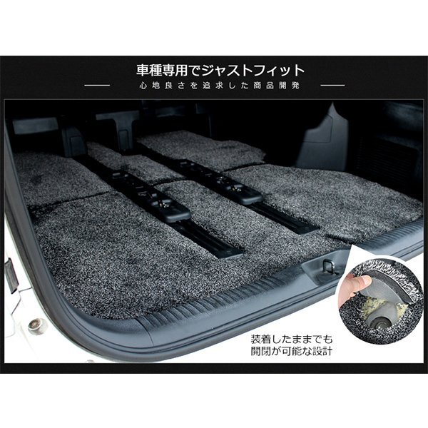 最高級 フロアマット トランク用 JAGUAR ジャガー Fペース DC2NA/DC2XB/DC3VA H27.11-【全国一律送料無料】【9色より選択】_画像8