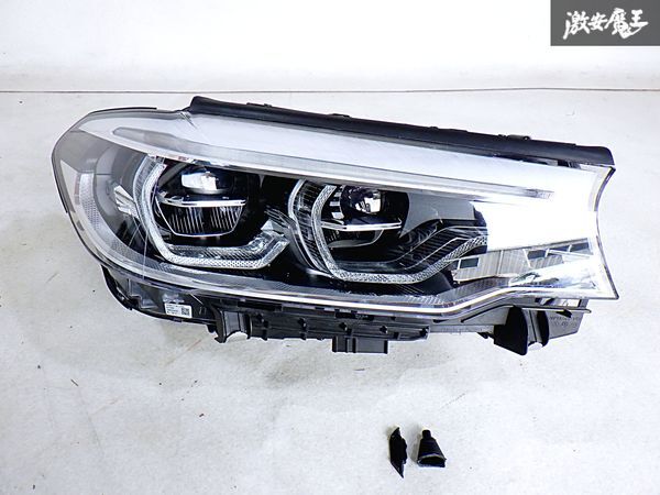 BMW 純正 Adaptibe LED G30 G31 5シリーズ LED ヘッドライト レンズ 右 右側 7439212-01 即納 棚Q-2★の画像1