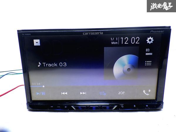 ★動作OK★ carrozzeria カロッツェリア FH-7400DVD CD DVD プレイヤー オーディオ デッキ Bluetooth 2DIN 即納 棚S-1_画像3