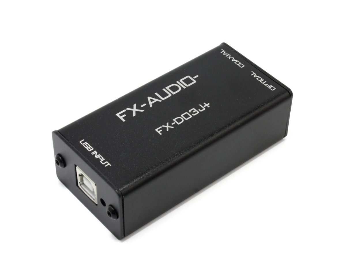 FX-AUDIO- FX-D03J+ USB バスパワー駆動DDC USB接続でOPTICAL・COAXIALデジタル出力を増設 ハイレゾ対応 最大24bit 192kHz 光 同軸の画像2