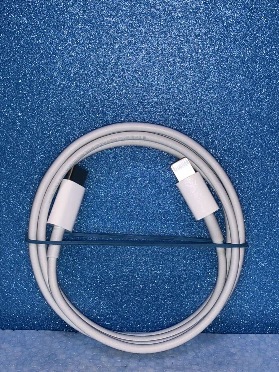 Apple純正 iPhone急速充電器 20WUSB-C アダプタ ライトニングケーブルセット Lightningケーブルsetの画像9