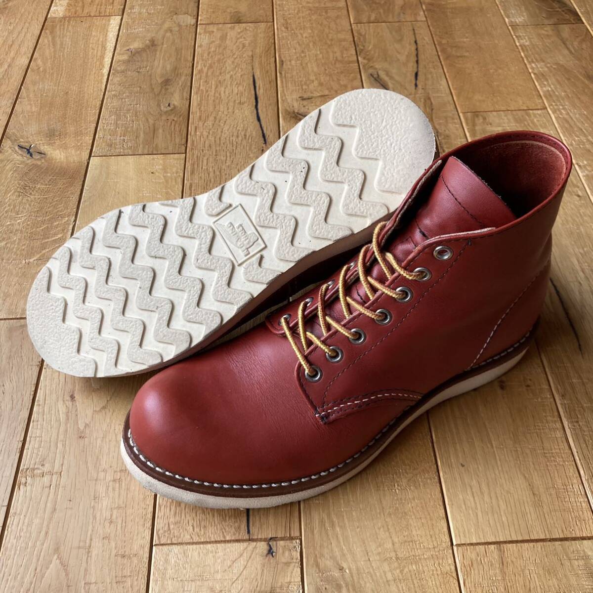 2019's RED WING 8166 犬タグ 美中古 サイズ8.5D 26.5cm レッドウィング プレーントゥ ブラウン REDWING_画像4