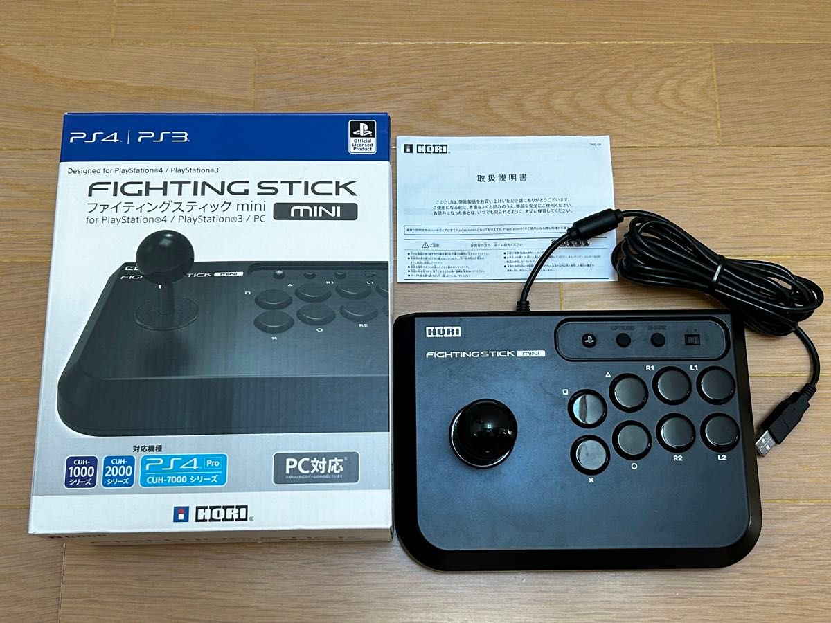 HORI PS4-091 ファイティングスティック mini for PS4/PS3/PC 小型アケコン PS5動作確認済み! HORI PS4-091 ファイティングスティック mini for PS4/PS3/PC 小型アケコン PS5動作確認済み!