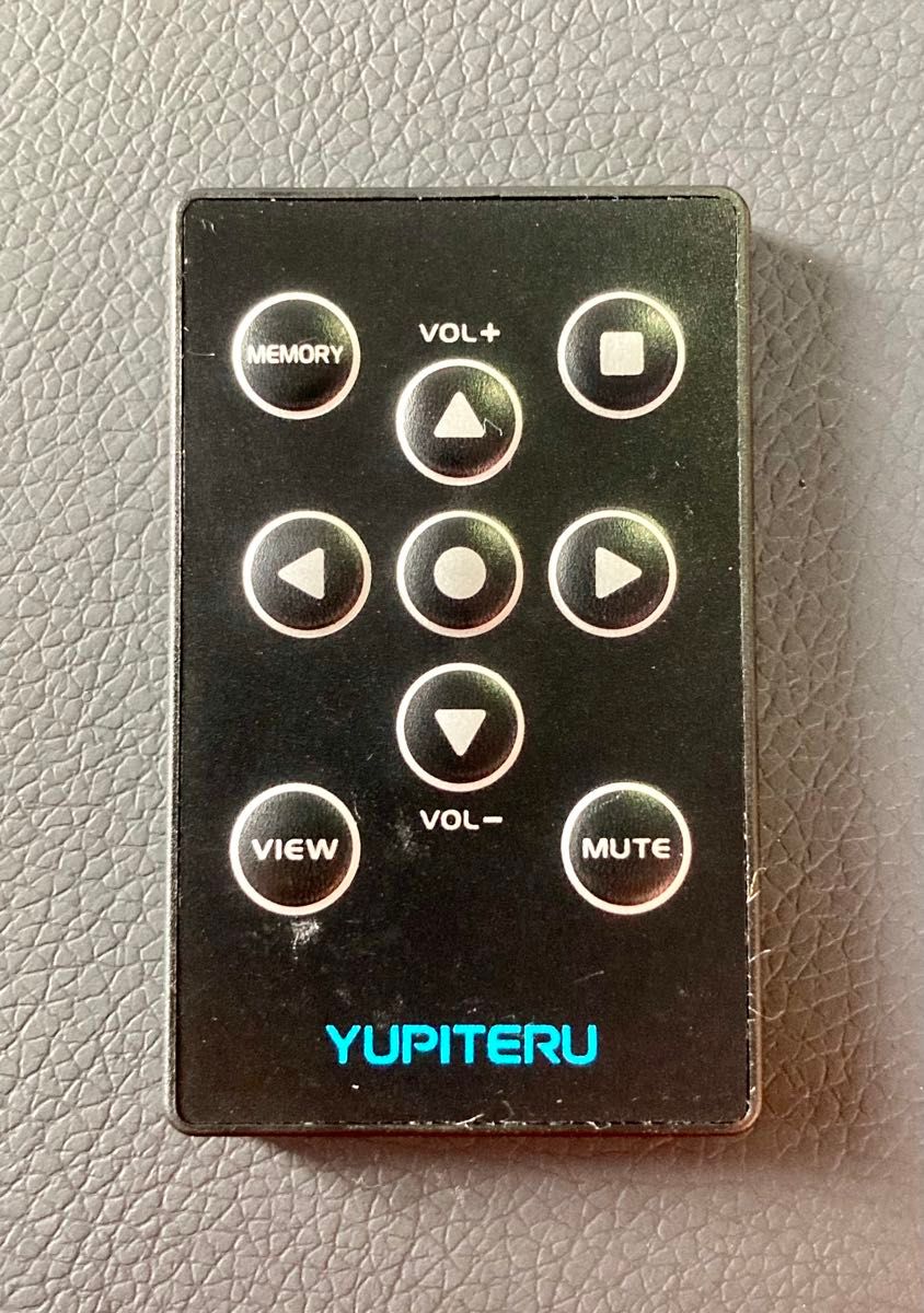 ユピテル YUPITERU レーダー探知機 リモコン 赤文字 9ボタン 青