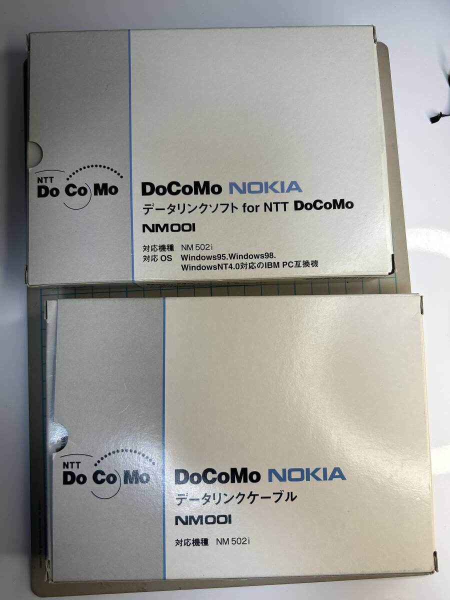DoCoMo NOKIA NM502i＋純正データリンクケーブル+純正データリンクソフト ジャンクの画像4