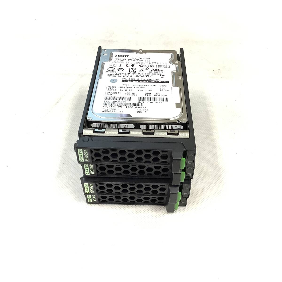 S6040363 HGST 450GB SAS 15K 2.5 -inch HDD 4 point [ used operation goods ]