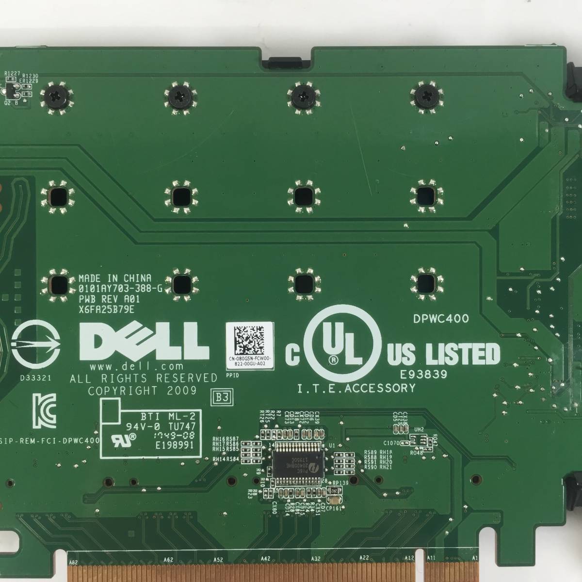 S6040961 Dell DPWC400 M.2_PCIE_X4 Quad M.2 カード 1点(NVMe 512GB SSD付き)【中古動作品】の画像4