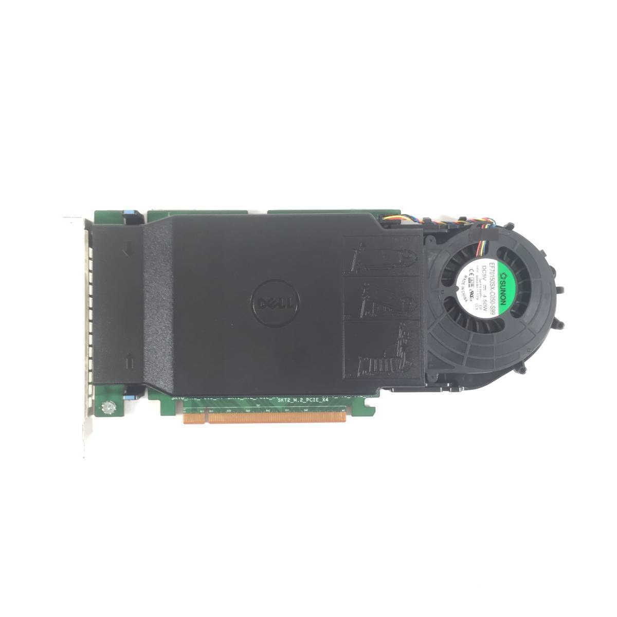 S6042260 Dell DPWC400 M.2_PCIE_X4 Quad M.2 カード 1点(NVMe 512GB SSD付き)【中古動作品】の画像1