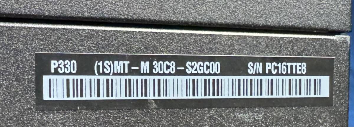 S60416218 Lenovo ThinkStation P330 1 point *CORE i5 8th Gen installing possibility [ electrification OK]