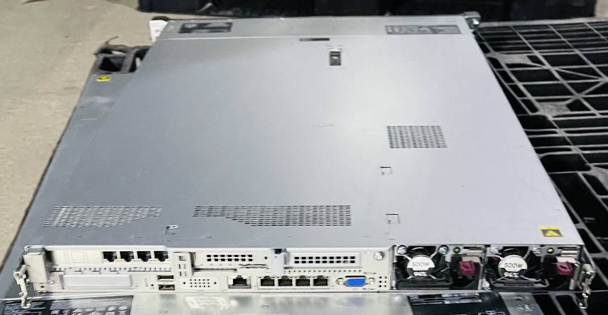 S60410227 HP ProLiant DL360 Gen10 1点※ヒートシンクx2基、500w電源ユニットx2基【通電OK、本体のみ】の画像5