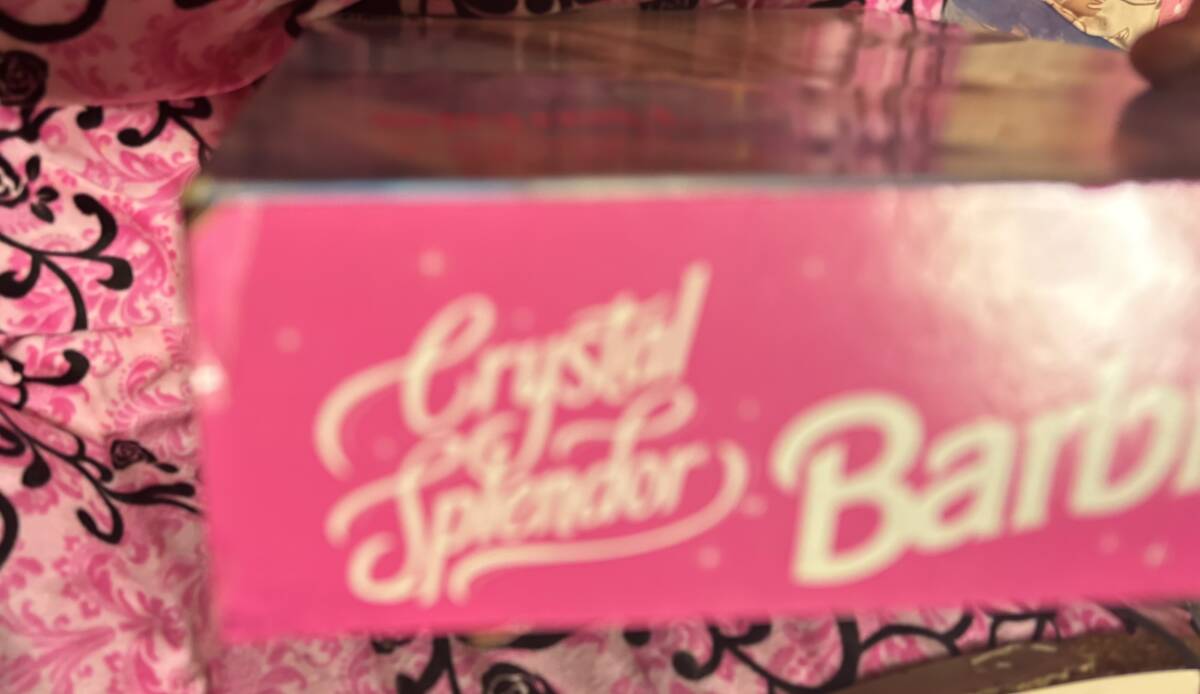 1995年限定 Crystal Splendor Barbie 未開封 新品 箱に難ありの画像6