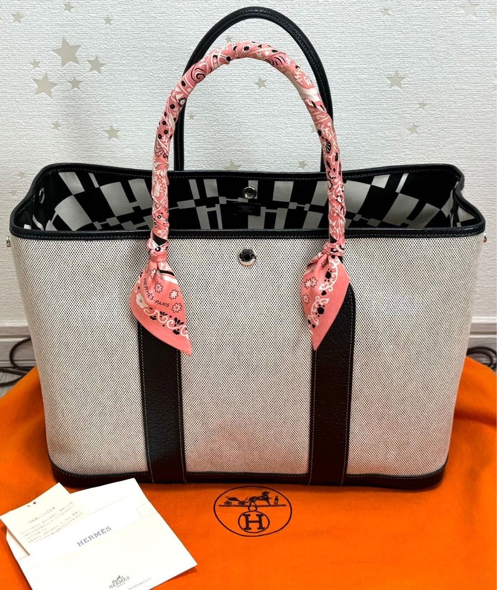 希少 限定品 完売品 美品 HERMES エルメス ガーデンパーティー 希少 限定品 完売品 美品 HERMES エルメス ガーデンパーティー