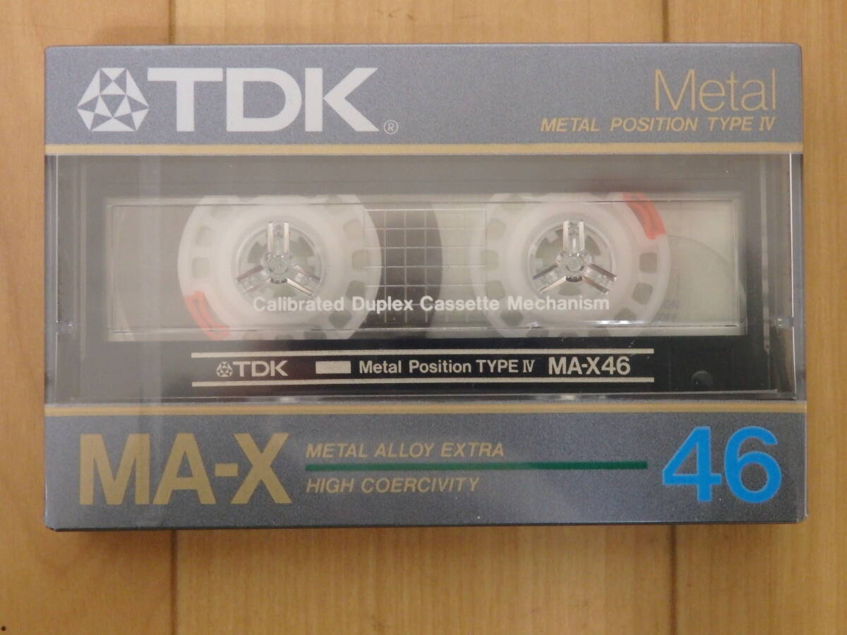 F5-6.4) TDK　カセットテープ　MA-X　46　1本　METAL POSITION TYPE Ⅳ　送料140円～