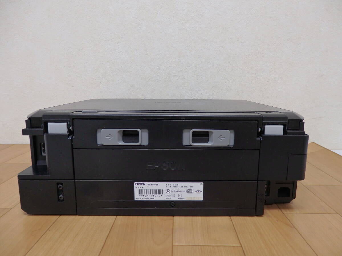 T2-6.4) EPSON / エプソン　カラリオ　EP-808AB　カラリオ　複合機　ジャンク品　本体のみ_画像4