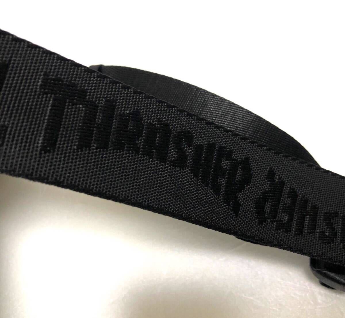 THRASHER スラッシャー 2404021 ブラック ウエストポーチ　ショルダーバッグ　PVC