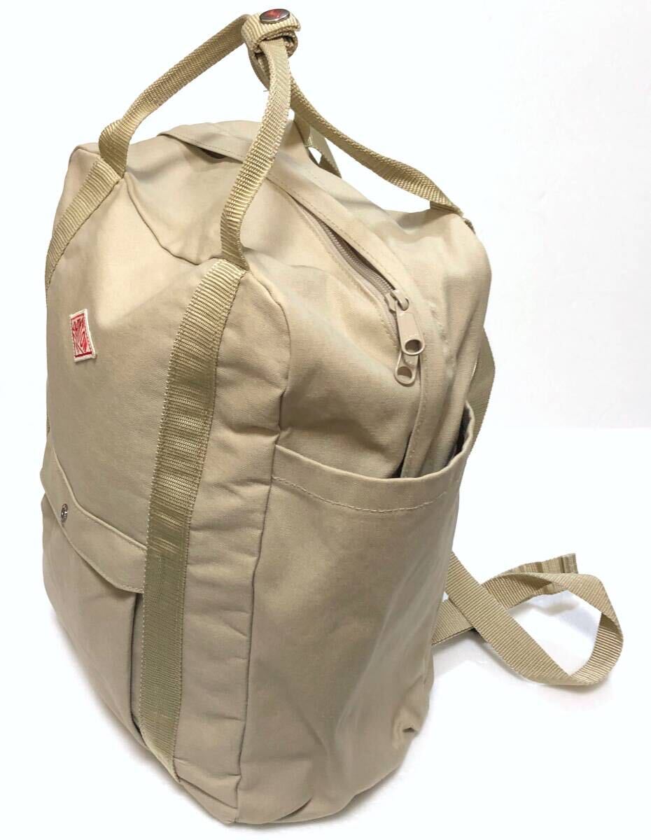 DANTON Dan ton 2403257 backpack canvas beige rucksack handbag 2WAY