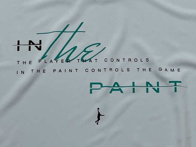 IN THE PAINT インザペイント・ロンＴ（白）Ｍ　新品　送料込み_画像3