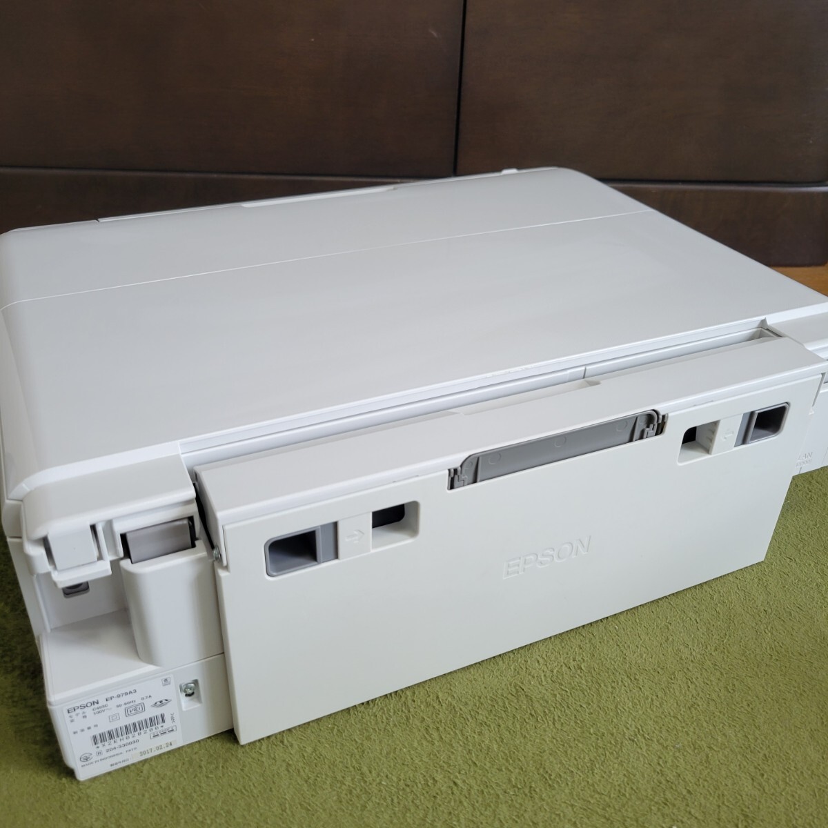 【使用少ない貴重品】 EPSON エプソン EP-979A3 インクジェットプリンター 複合機 新品純正増量タイプインク付き_画像7