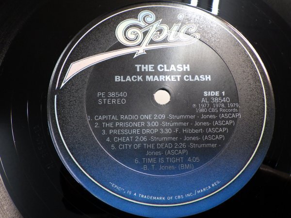 mQ3｜【 LP / 1983EPIC US MAT: 1A/1E / COLUMBIA NY / stereo reissue 】The Clash クラッシュ「Black Market Clash」｜PUNK パンクの画像5