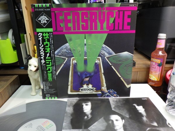 mY8｜【 LP / EMI JP MAT: 1S/1S / w/OBI 】QUEENSRYCHE（クイーンズライチ）「ザウォーニング警告」_画像1