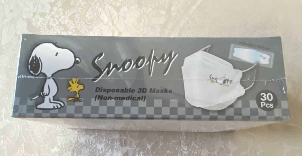 [ новый товар ] Snoopy бриллиант type 4 слой нетканый материал маска 30 шт. комплект белый 